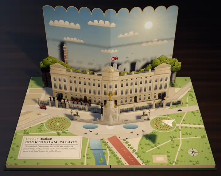 London: Buckingham Palace, a pop-up spread